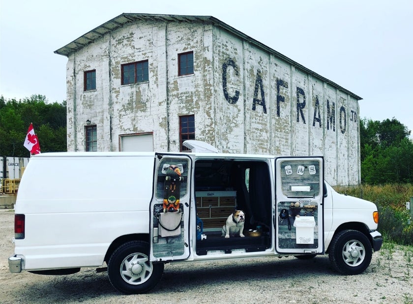 VanCity VanLife Visits Caframo